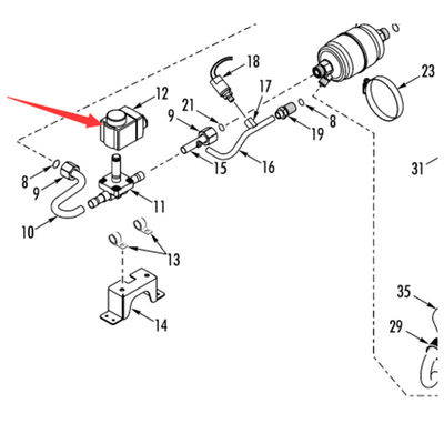 ترمو کنگ RV200 مدل اصلی شیر سولناید گرمایش مدل 415047 12V 415051 24V