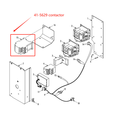 تماسگر AC THERMO KING 415629 قطعات جایگزین