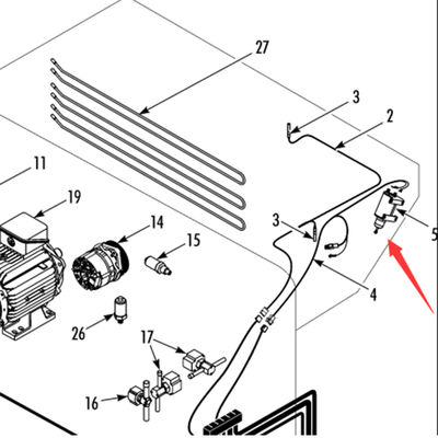 442823 موتور دمپر یخ‌زدایی اصلی Thermo King T-880Pro