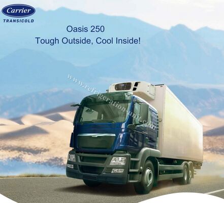 یونیت تبرید Oasis 250 Carrier Transicold موجود برای کامیون جعبه یخچال‌دار 5-6 متری در دمای محیطی 40-50 درجه با قیمت مناسب