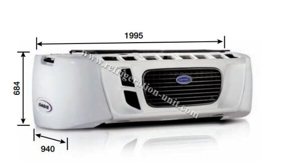 واحه 350 واحد خنک کننده باربری برای 8-9 متر کامیون جعبه یخچال در 40-50 درجه دمای محیط قیمت خوب