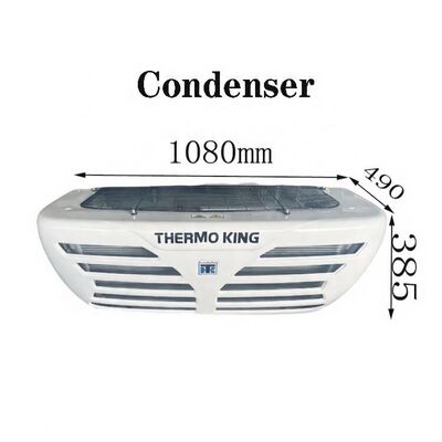 یونیت تبرید کامیون ترمو کینگ RV580E جایگزین C450 با سیستم آماده به کار 24 ولت DC، یخ زدایی گاز داغ و وزن سبک