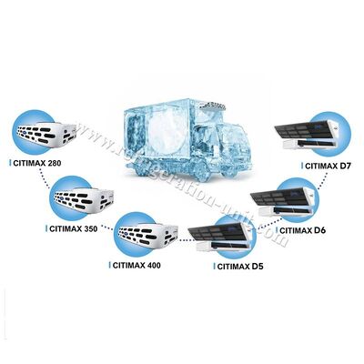Citimax مدل D6 واحد خنک کننده Transcold حامل برای 4.5-5.5 متر کامیون با طول جعبه یخچال 24V محرک مستقیم خودرو جایگزین Citimax 600