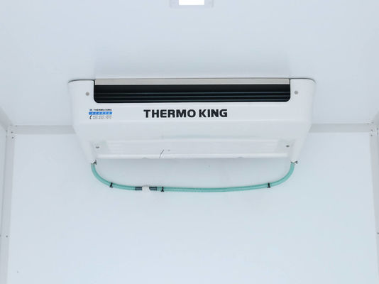 THERMO KING RV380 یخچال QINGLING کامیون یخچال برای غذا حمل و نقل گوشت ماهی NKR فریزر 5 تن