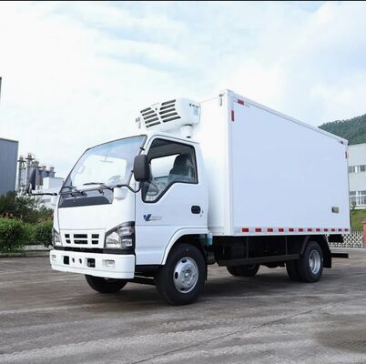 ISUZU QINGLING 600P 6 چرخ 3 تن وانت یخچال با واحد یخچال THERMO KING مدل RV380